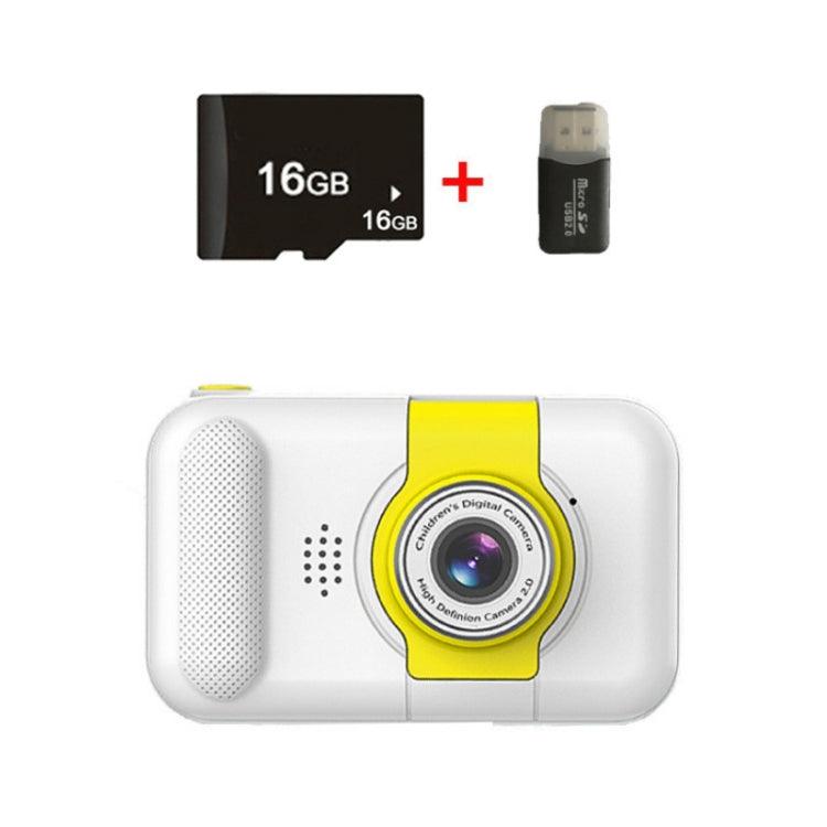 X101 Compact HD Reversible Camera for Kids White+16G+Card Reader