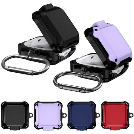 Protective Silicone Case for Daily Earbud Protection — compact TPU earbud cover with carabiner, scratch and drop resistant, quick-charge access, assorted colors