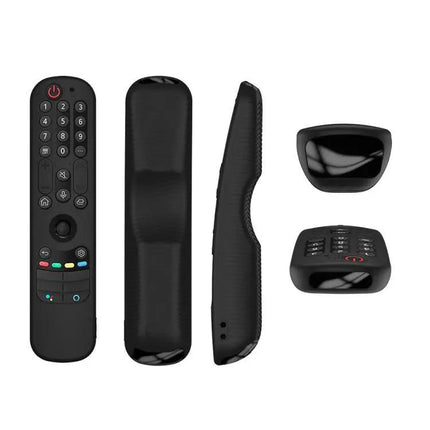 Étui de protection en silicone noir pour télécommande LG TV