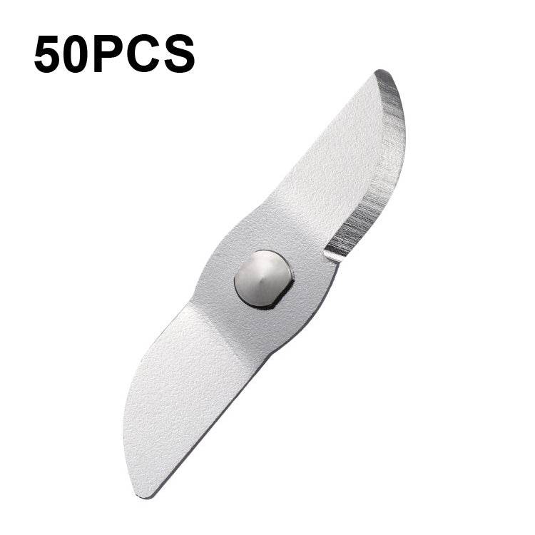 50 PCS CA-M239 Portable Fruit Juicer Blade Semi-Circle Straight 304 Stainless Steel Stirring Knife, Semi-Circle Straight