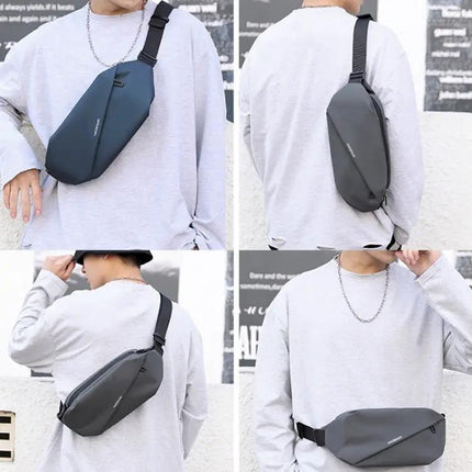 HAOSHUAI Waist Bag for Outdoor Running and Everyday Phone Carry Black