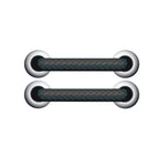 Horizontal Black Shoelace / Black Horizontal