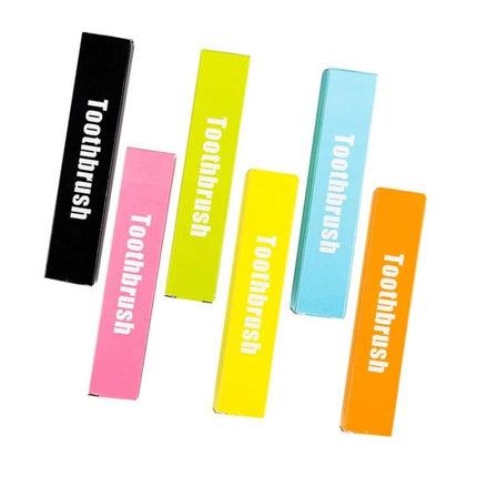 Portable Folding Travel Toothbrush With Soft Bristles in colorful compact folding cases for travel and storage