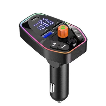 Car Bluetooth MP3 Player With FM Transmitter For Cars compact dash unit with USB ports, Bluetooth 5.0, FM transmitter and TF card playback