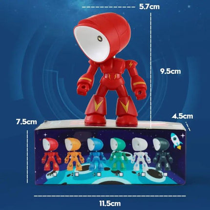 Cartoon Policeman Night Light for Kids' Desk Use