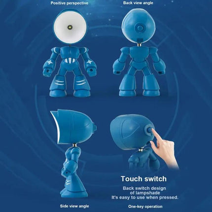 Cartoon Policeman Night Light for Kids' Desk Use