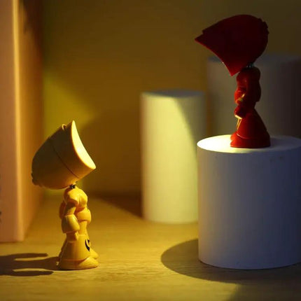 Cartoon Policeman Night Light for Kids' Desk Use