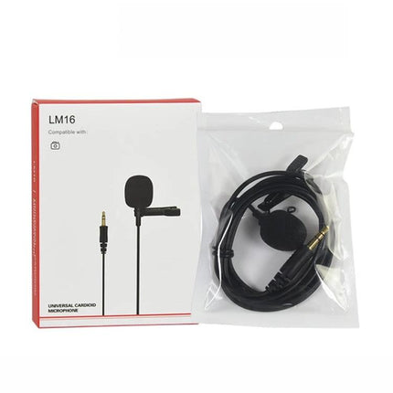 Rode Lavalier Microphone for Daily Presentations and Meetings - clip-on 3.5mm lavalier mic shown with packaging and cable