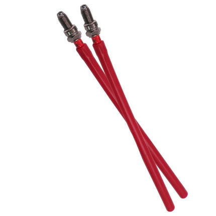 Rubber Tool for Spark Plug Handling in Car Maintenance - red flexible stick for inserting and removing spark plugs without damage