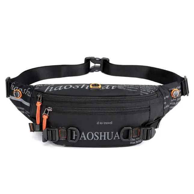 Outdoor Men Waist Bag, Camouflage Nylon For Daily Use | Syndmart