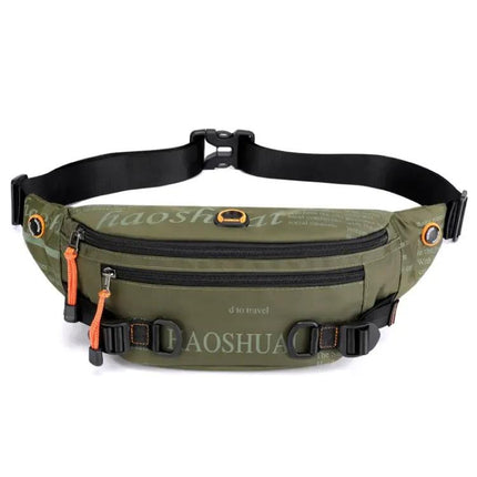 Outdoor Men Waist Bag, Camouflage Nylon For Daily Use