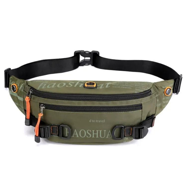 Outdoor Men Waist Bag, Camouflage Nylon For Daily Use