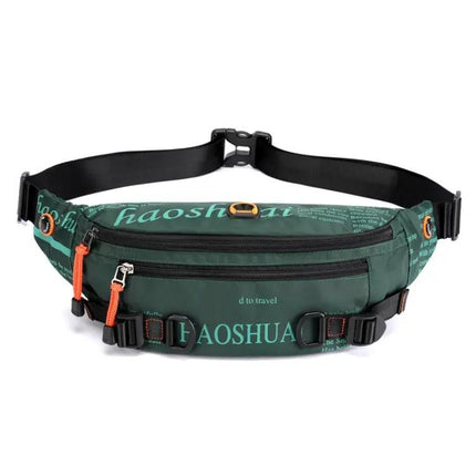 Outdoor Men Waist Bag, Camouflage Nylon For Daily Use