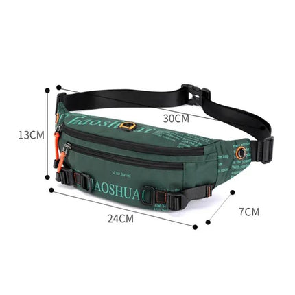 Outdoor Men Waist Bag, Camouflage Nylon For Daily Use