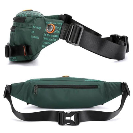 Sac de taille extérieur pour hommes, nylon camouflage pour usage quotidien
