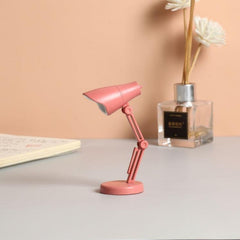 Compact Magnetic LED Desk Lamp with Clip and Adjustable Angles