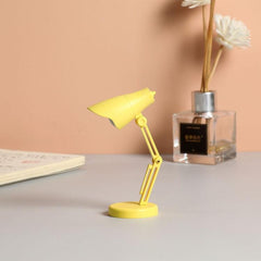 Compact Magnetic LED Desk Lamp with Clip and Adjustable Angles