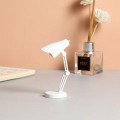 Compact Magnetic LED Desk Lamp with Clip and Adjustable Angles