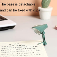 Compact Magnetic LED Desk Lamp with Clip and Adjustable Angles