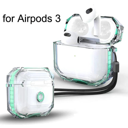 Protective Sleeve for AirPods 3 Shields Earphones in Daily Activities clear durable case with lanyard for drops and scratches