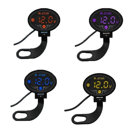 Motorcycle Battery Voltage Monitor With Smart Voltage Meter | Syndmart