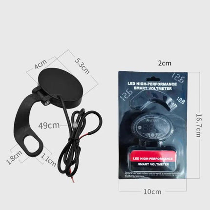 Motorcycle Battery Voltage Monitor With Smart Voltage Meter | Syndmart
