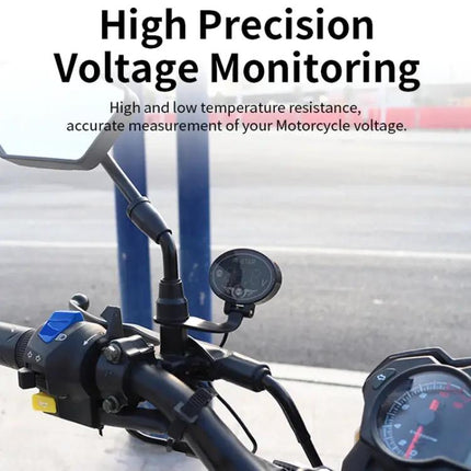 Motorcycle Battery Voltage Monitor With Smart Voltage Meter | Syndmart