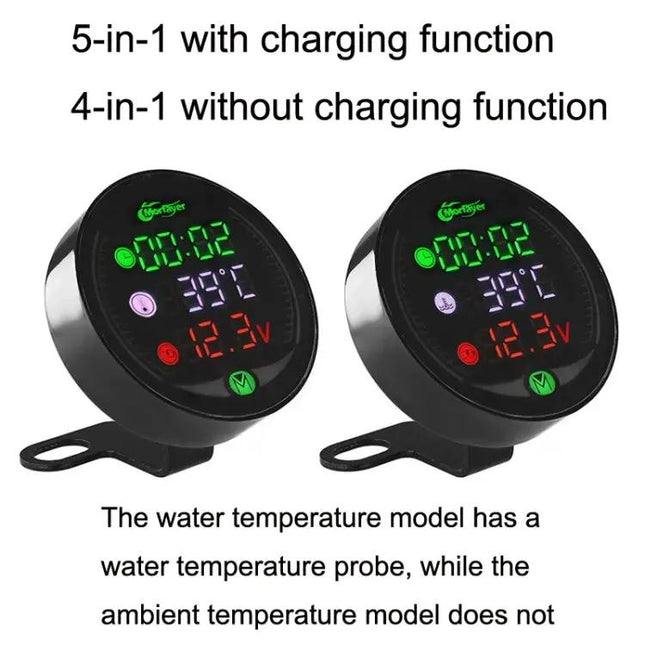Morfayer LED Night Vision Motorcycle Instrument For Temp Readings