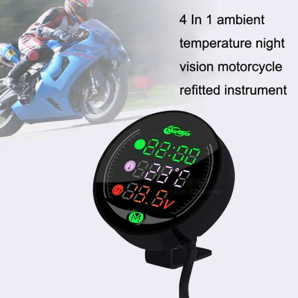 Morfayer LED Night Vision Motorcycle Instrument For Temp Readings