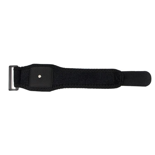 HTC Vive Tracker Straps for Wrist, Belt, and Headband Use black neoprene wrist strap for secure Vive tracker mounting