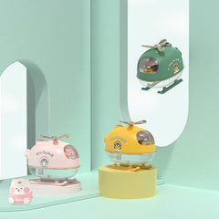 Cartoon-Themed Nano Spray Humidifier Night Light with Rotating Propeller