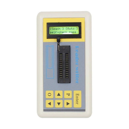 Integrated Circuit Tester for Transistors and Chips handheld device with LCD, 24-pin ZIF socket and navigation buttons for chip testing