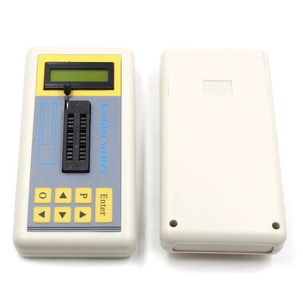 Integrated Circuit Tester for Transistors and Chips - portable handheld IC tester with LCD, ZIF socket and keypad for 74CH, CMOS and op-amp testing (1300+ models)