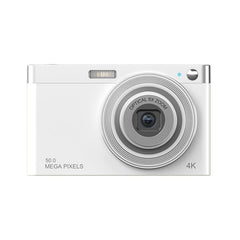 Compact C13 2.88" 4K HD Digital Camera with 8X Optical Zoom and Versatile Shooting Modes White