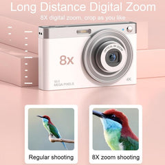 Compact C13 2.88" 4K HD Digital Camera with 8X Optical Zoom and Versatile Shooting Modes