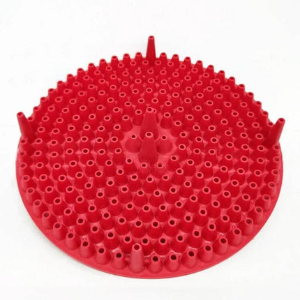 Aquarium Gravel Isolation Net for Sediment Filtering, Large 26cm red PP sediment filter mat for aquarium gravel separation and easier siphon cleaning