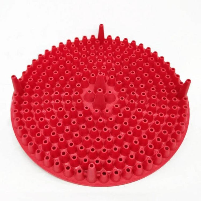 Aquarium Gravel Isolation Net for Sediment Filtering, Large 26cm red PP sediment filter mat for aquarium gravel separation and easier siphon cleaning