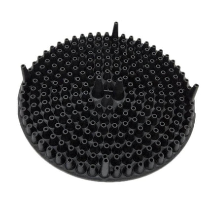 Aquarium Gravel Isolation Net for Sediment Filtering, Large 26cm black PP round mesh placed on gravel to trap sediment during siphoning