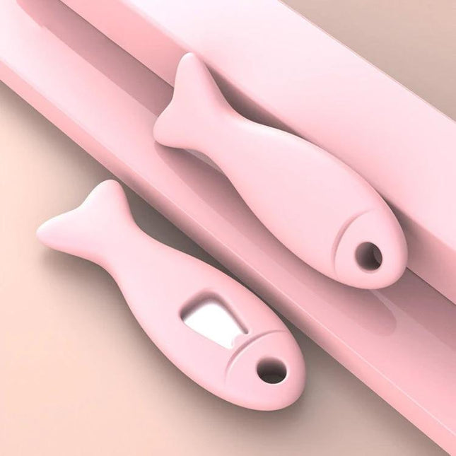 SIM Card Extractor for Easy Phone Card Removal pink silicone fish-shaped tool for safe SIM and memory card ejection without damaging device
