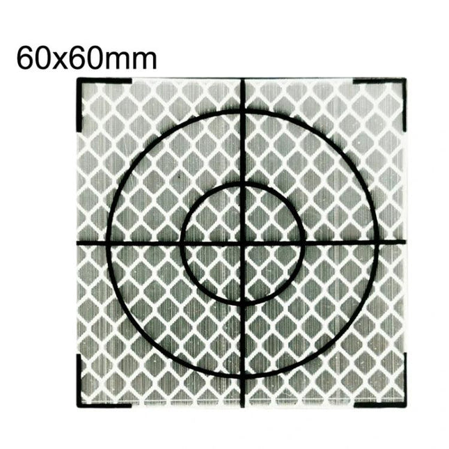 Diamond Reflective Stickers for Tunnel Monitoring and Measurement - 60x60mm self-adhesive acrylic target sticker for deformation monitoring