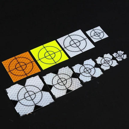 Diamond Reflective Stickers for Tunnel Monitoring and Measurement - self-adhesive acrylic targets for deformation monitoring on tunnels and bridges