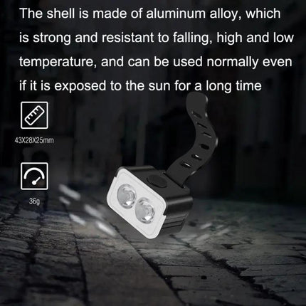 Bicycle Front And Tail Light Set USB Rechargeable For Night Riding