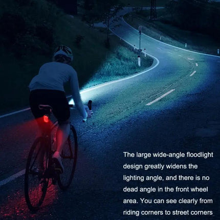 Bicycle Front And Tail Light Set USB Rechargeable For Night Riding