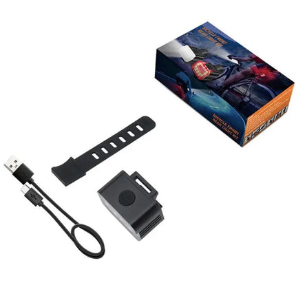 Bicycle Front And Tail Light Set USB Rechargeable For Night Riding