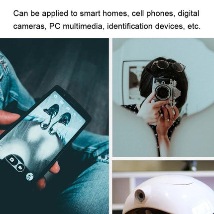 Autofocus 5MP Camera Module for Smart Home Devices compact module showing smartphone, camera user, and security device for home monitoring