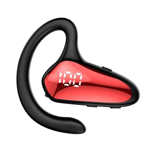 YX02 With Digital Display Hanging Ear Bone Conduction Bluetooth Headset, YX02 Grey, YX02 Red, YX02 Pink, YX02 Black