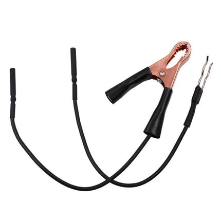 Essential Tool for Daily Car Maintenance Leakage Checks - battery leakage test clip with probe leads for routine electrical system checks