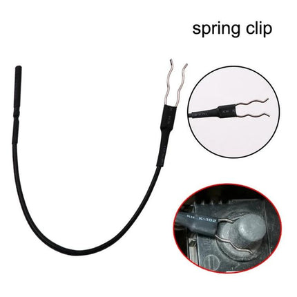 Essential Tool for Daily Car Maintenance Leakage Checks - spring clip probe for testing battery drains during routine checks