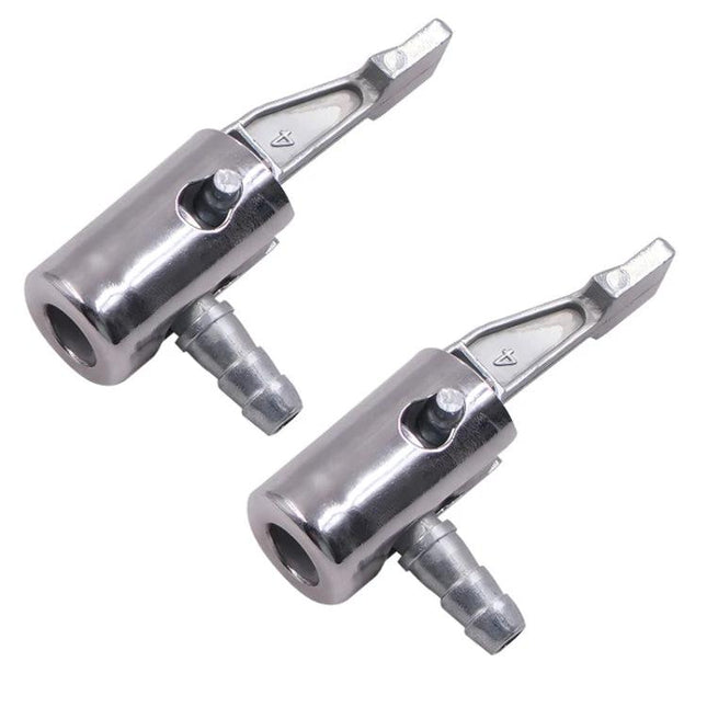 Handy Adapter for Quick Tire Inflation on Road Trips - metal roadside tire inflation adapter with extended nozzle