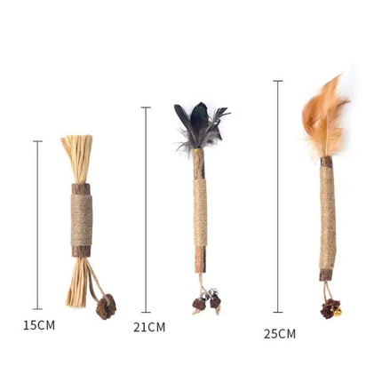 Cat Teething Stick for Everyday Play and Dental Care